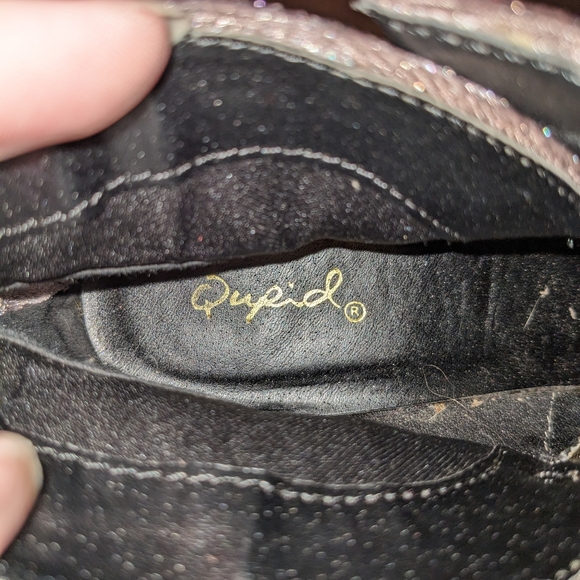 Qupid Light Pink Velvet Ankle Booties Size 7 - Picture 6 of 6